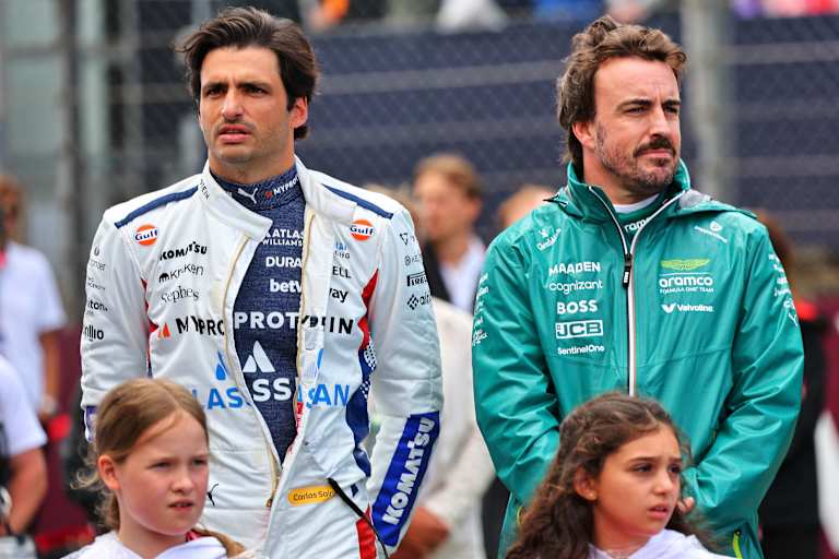 Carlos Sainz und Fernando Alonso