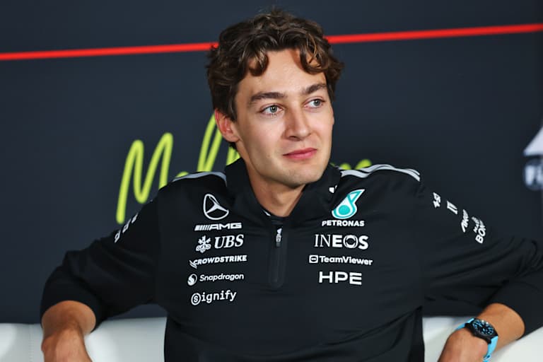 George Russell sprach im Albert Park über das Formel-1-Kräfteverhältnis