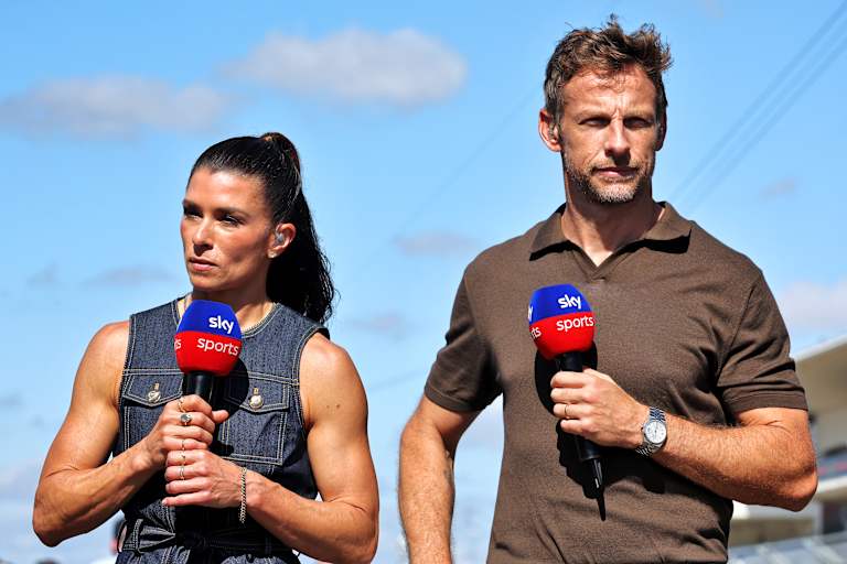 Danica Patrick und Jenson Button