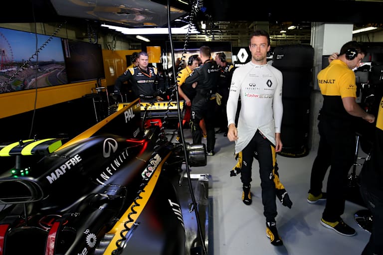 Jolyon Palmer als Werksfahrer von Renault