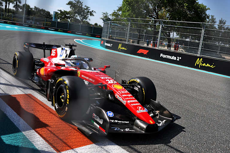 Charles Leclerc im Ferrari