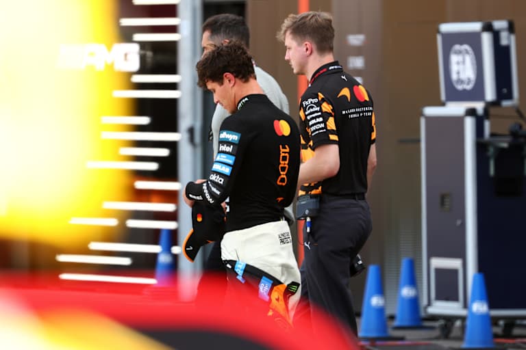Lando Norris nach seinem enttäuschenden Aus
