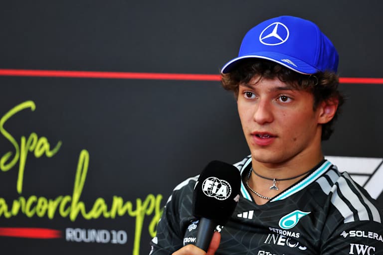 Kimi Antonelli rechnet mit einem starken Spa-Wochenende