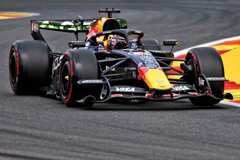 Max Verstappen auf dem Circuit de Spa-Francorchamps