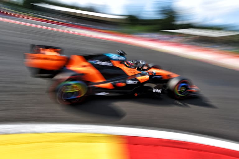 Oscar Piastri drehte im zweiten Spa-Training nur elf Runden