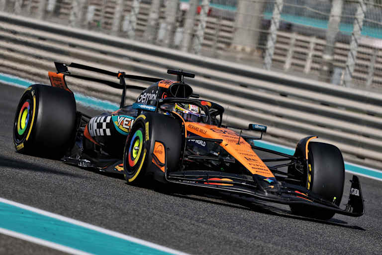 McLaren-Reservefahrer Pato O'Ward in Abu Dhabi 2025