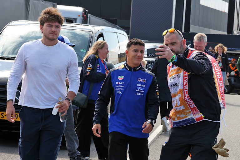 Red Bull Racing-Star Isack Hadjar war in Zandvoort nur Zaungast