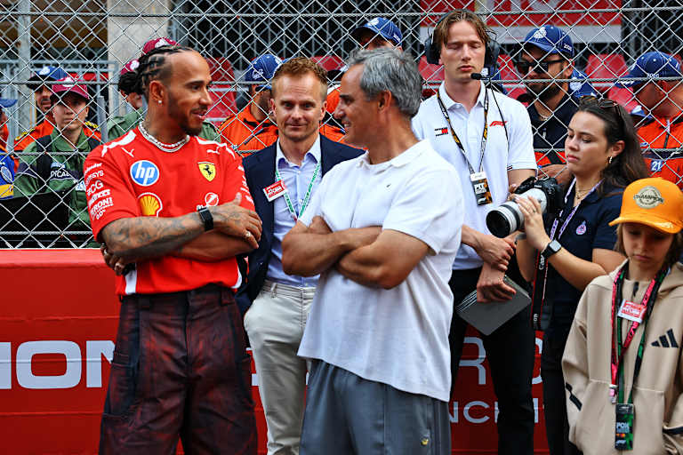 Lewis Hamilton, Heikki Kovalainen und Juan Pablo Montoya