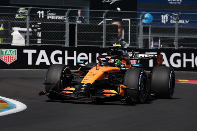 Lando Norris startete in Madrid von Pole, wurde Dritter