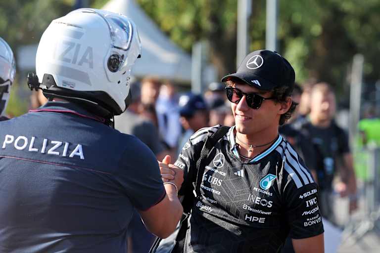 Kimi Antonelli kann sein Heimspiel in Monza in diesem Jahr geniessen