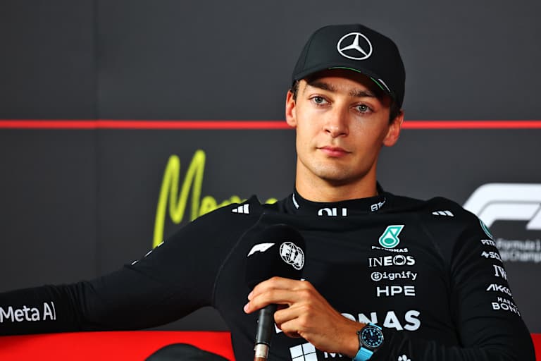 George Russell in Monza