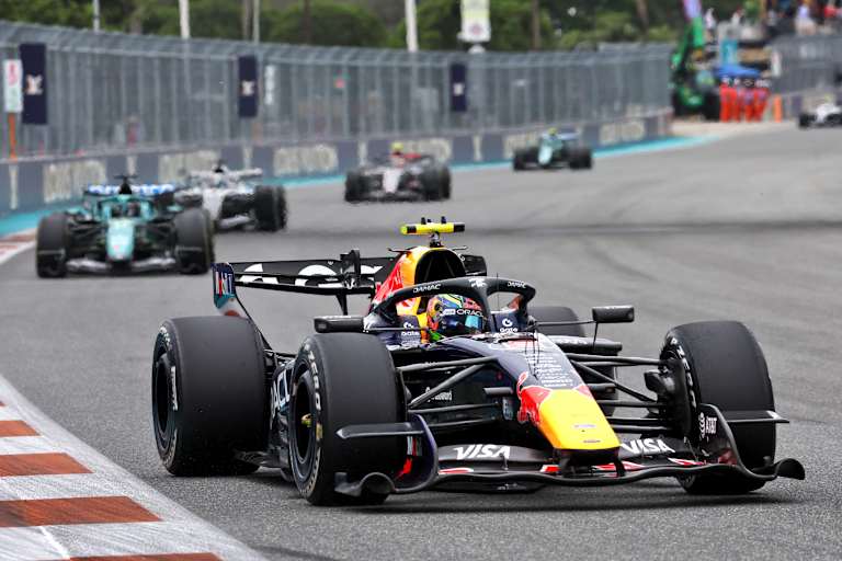 Isack Hadjar verunfallte im Miami-GP früh