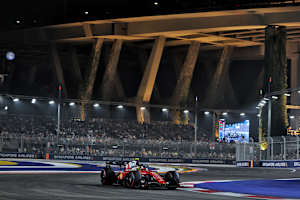 Lewis Hamilton in Singapur