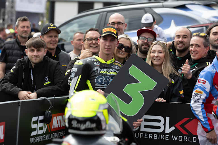 Oli Bayliss fuhr in Most aufs Podium