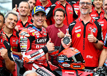Marc Marquez gab sich mit Silber zufrieden