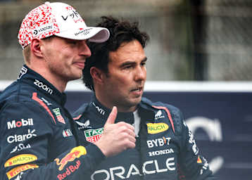 Max Verstappen und Sergio Pérez