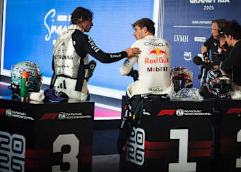 Kimi Antonelli und Max Verstappen