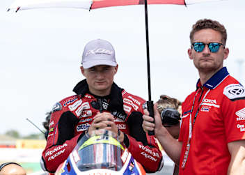 Ryan Vickers stürzte in Misano dreimal