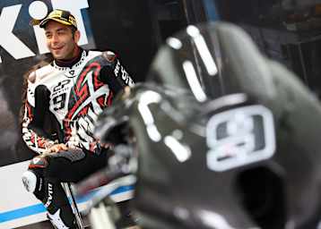 Danilo Petrucci war am Mittwoch sehr gut gelaunt