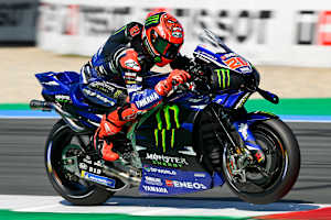Fabio Quartararo am Samstagmorgen in Assen