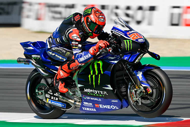 Fabio Quartararo am Samstagmorgen in Assen