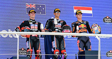 Das gab es noch nie: Doppelsieg für Intact mit Gonzalez (li.) und Agius