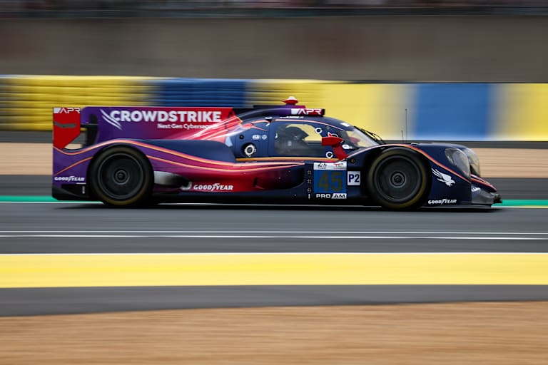 Der Oreca 07 von CrowdStrike Racing by APR war schon 2025 in Le Mans
