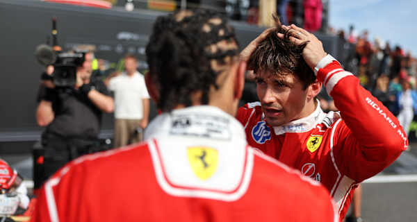 Lewis Hamilton und Charles Leclerc
