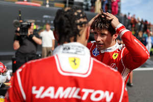 Lewis Hamilton und Charles Leclerc