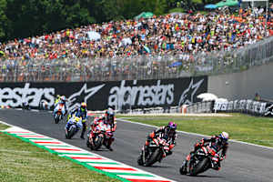 Viele Fans sahen sich am Sonntag das MotoGP-Rennen in Mugello an