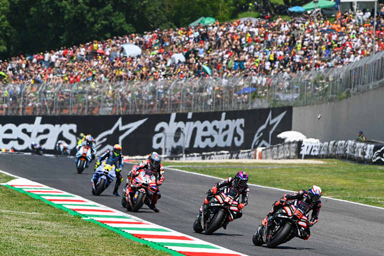 Viele Fans sahen sich am Sonntag das MotoGP-Rennen in Mugello an