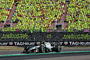 Lando Norris vor seiner Tribüne, dem «Landostand»