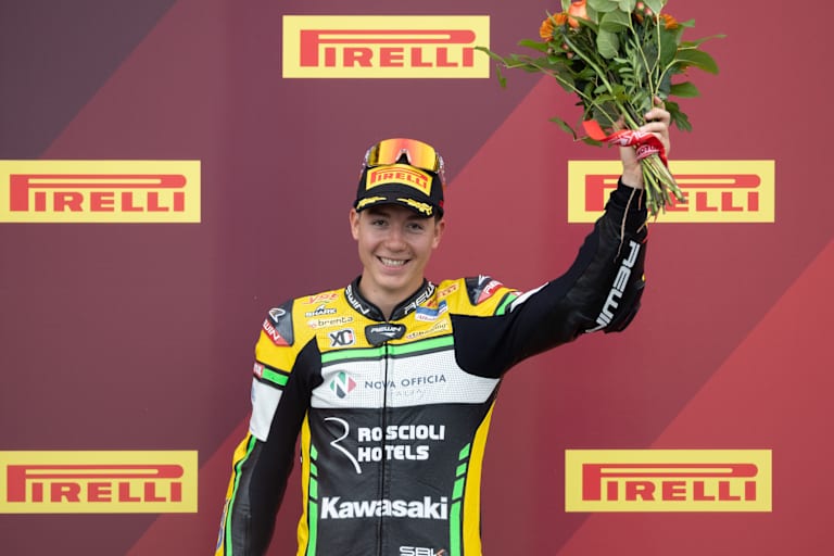 David Salvador hat in Assen die WM-Führung übernommen