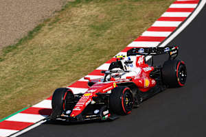 Lewis Hamilton im Ferrari