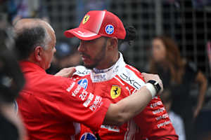 Fred Vasseur und Lewis Hamilton