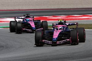 Die Alpine-Piloten Franco Colapinto (v.) und Pierre Gasly