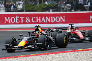 Max Verstappen war zwischenzeitlich vor Leclerc unterwegs