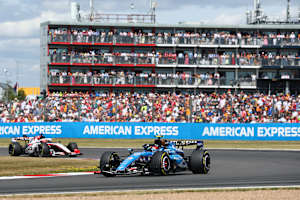 Carlos Sainz in Silverstone