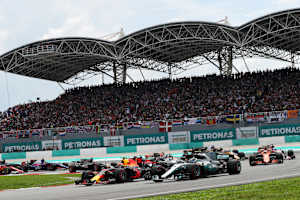 Beim Malaysia-GP 2017