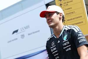 George Russell am Donnerstag am Madring
