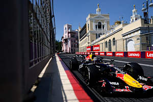 Max Verstappen in Baku