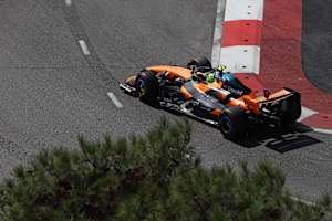 Lando Norris auf dem Baku City Circuit