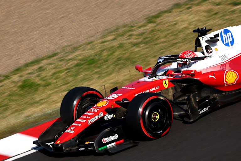 Charles Leclerc im Ferrari