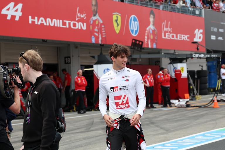 Ollie Bearman prellte sich beim Crash im Japan-GP das rechte Knie