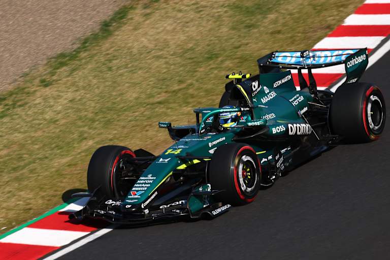 Fernando Alonso im Aston Martin-Honda