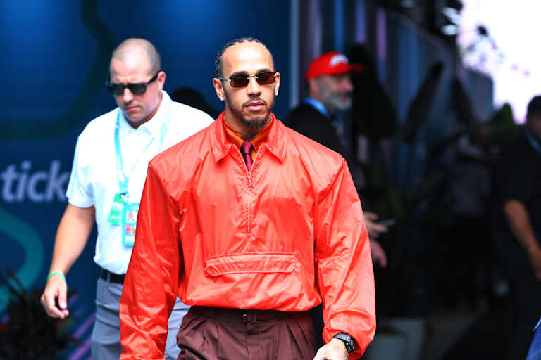 Lewis Hamilton in Miami