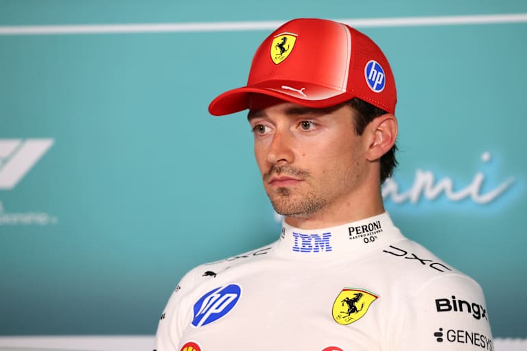 Ferrari-Fahrer Charles Leclerc hat keinen guten Lauf