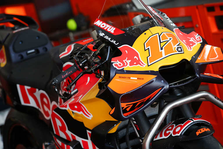 Die Bikes von Tech3 KTM bekommen für 2027 eine andere Optik