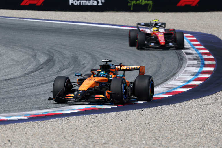 McLaren vor Ferrari: Oscar Piastri in Spielberg
