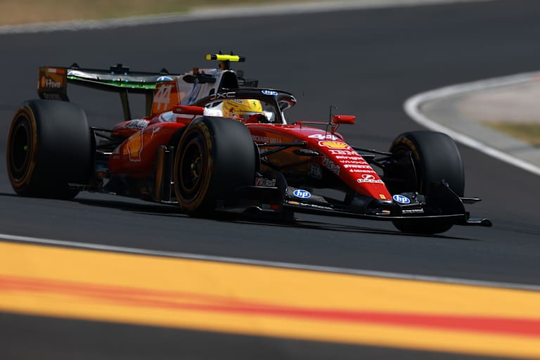 Lewis Hamilton im Ferrari